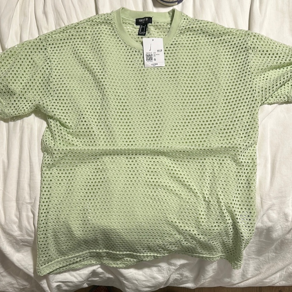 Mesh Green T-Shirt